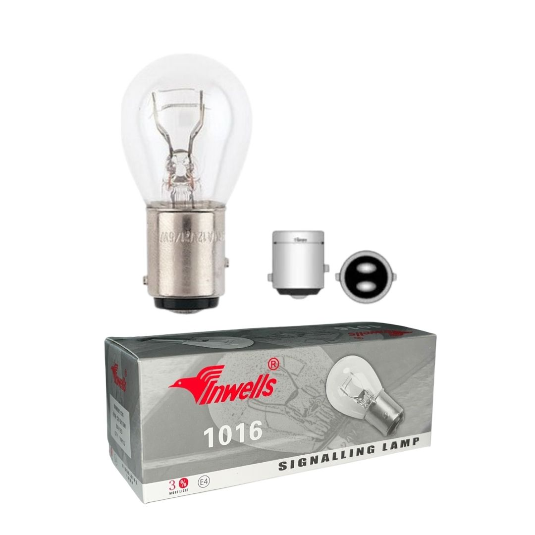 Ampul 1016 12V 21/5W bay15d STOP/SİNYAL Ampulü 10lu