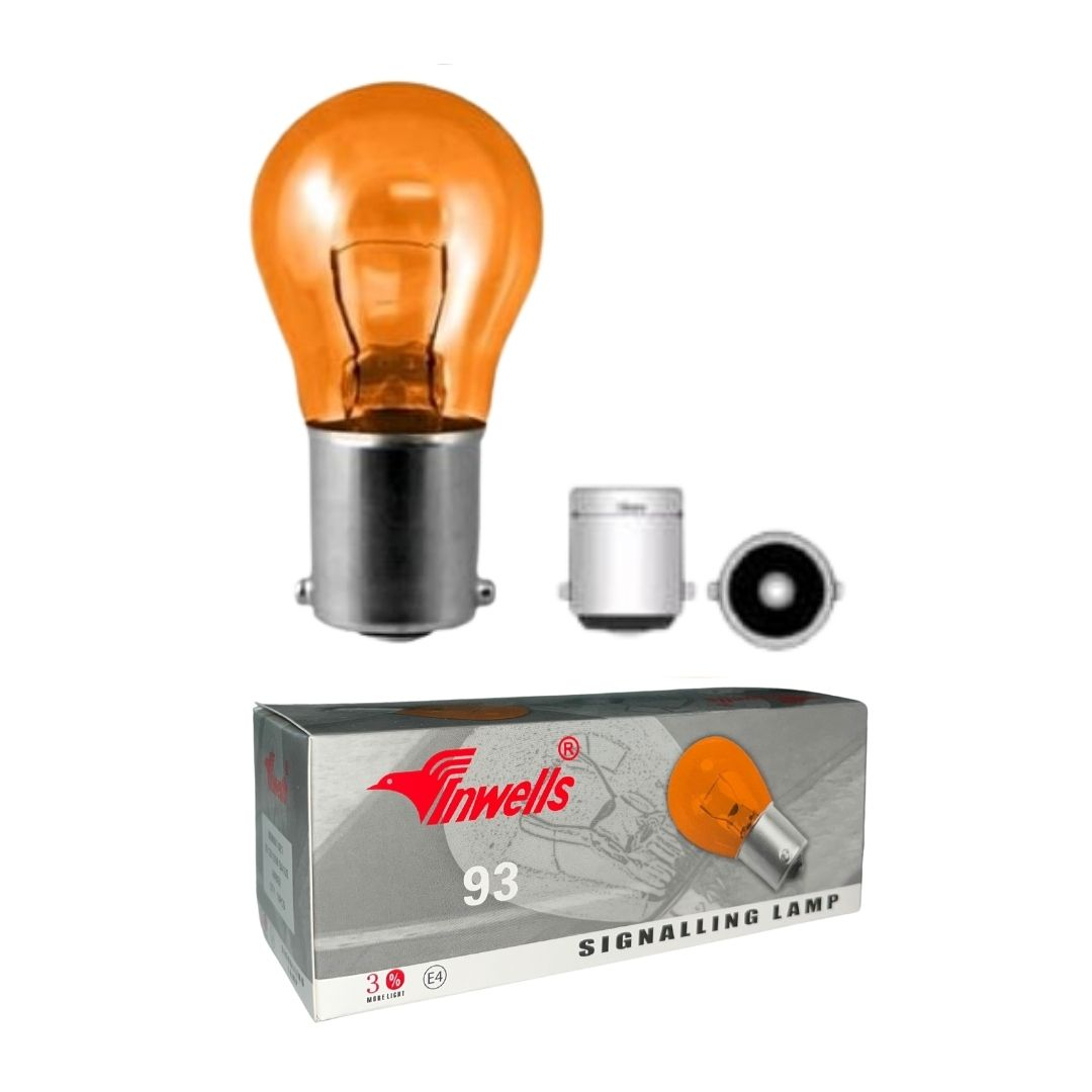 Ampul 93 12V 21W ba15s SİNYAL (AMBER)(TURUNCU) 10lu
