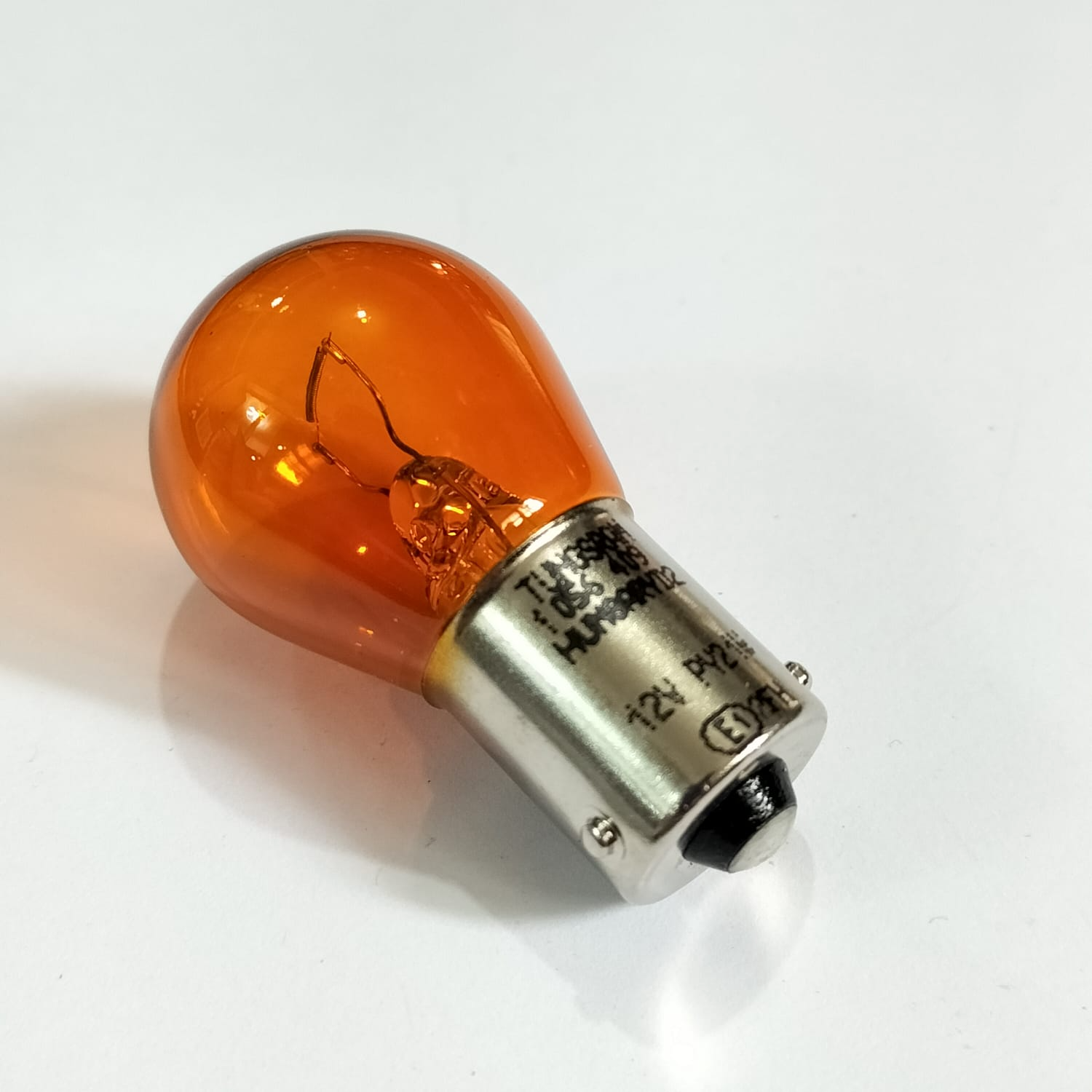 Ampul 93 12V PY21W BAU15S 1056 TUNGSRAM turuncu amber sinyal yakın tırnak (10lu)